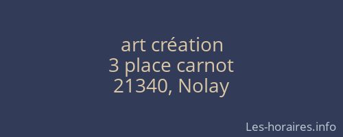 art création
