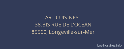 ART CUISINES