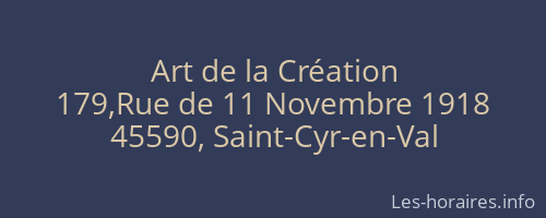 Art de la Création