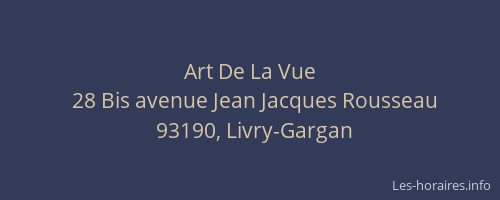 Art De La Vue
