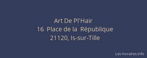 Art De Pl'Hair
