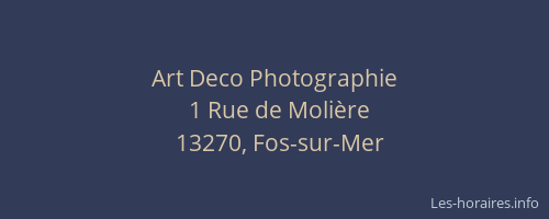 Art Deco Photographie