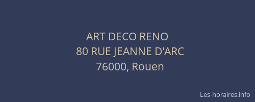 ART DECO RENO
