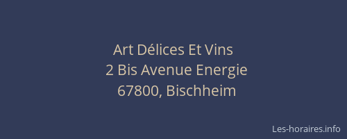 Art Délices Et Vins