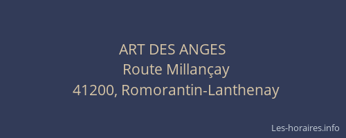 ART DES ANGES