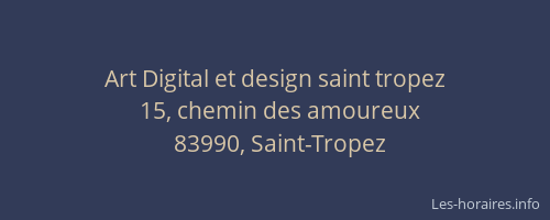 Art Digital et design saint tropez