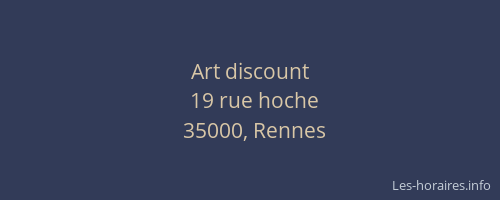 Art discount