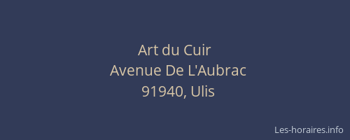 Art du Cuir