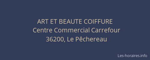 ART ET BEAUTE COIFFURE