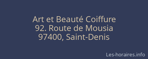 Art et Beauté Coiffure