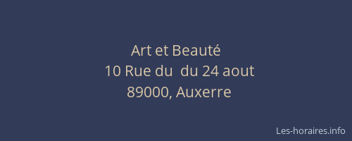 Art et Beauté