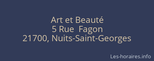 Art et Beauté