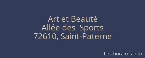 Art et Beauté