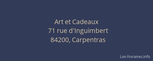 Art et Cadeaux