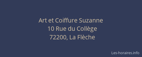 Art et Coiffure Suzanne