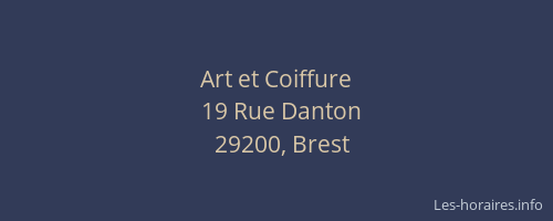 Art et Coiffure