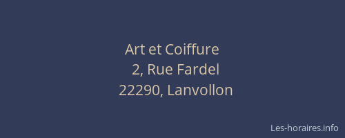 Art et Coiffure