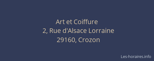 Art et Coiffure