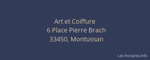 Art et Coiffure
