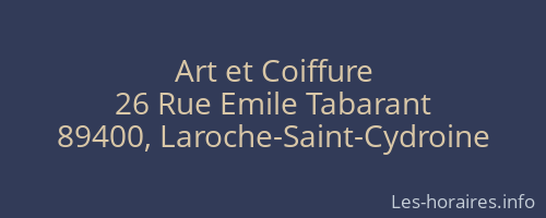 Art et Coiffure