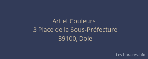Art et Couleurs