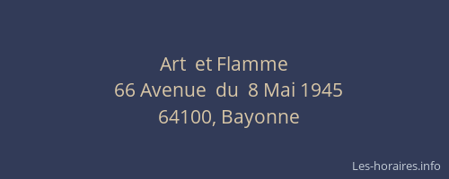 Art  et Flamme