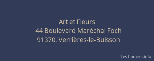 Art et Fleurs