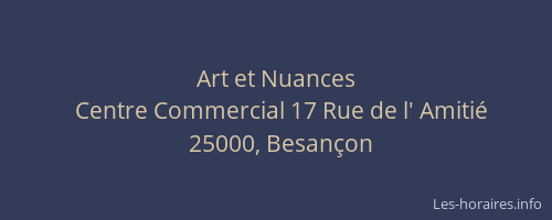 Art et Nuances