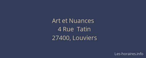 Art et Nuances