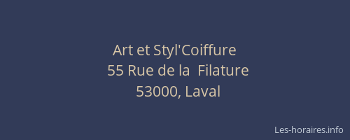 Art et Styl'Coiffure