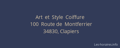 Art  et  Style  Coiffure
