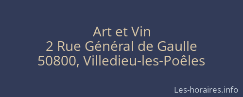 Art et Vin