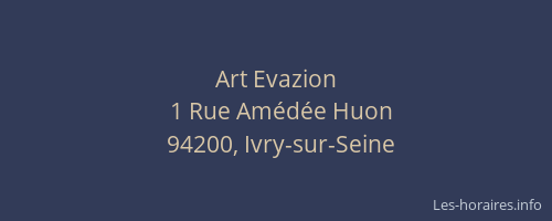 Art Evazion