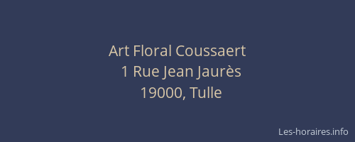 Art Floral Coussaert