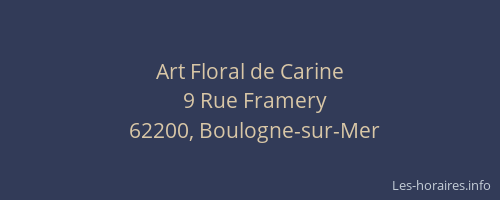 Art Floral de Carine