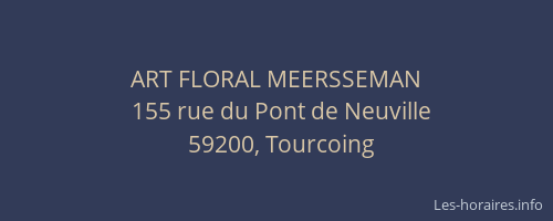 ART FLORAL MEERSSEMAN