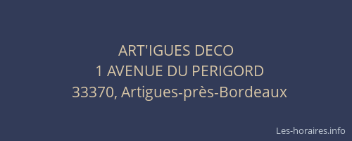 ART'IGUES DECO