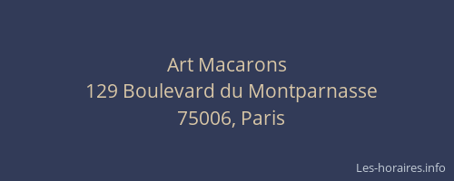 Art Macarons