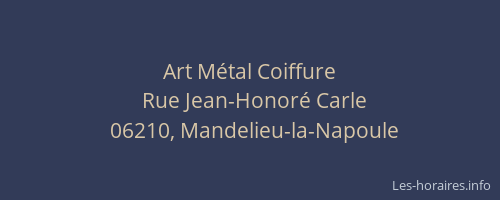 Art Métal Coiffure