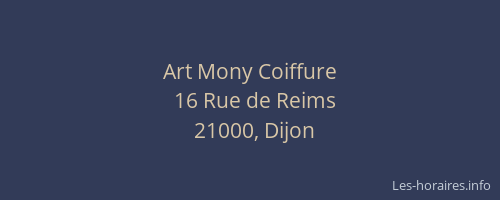 Art Mony Coiffure