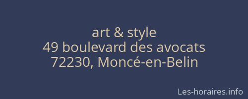 art & style