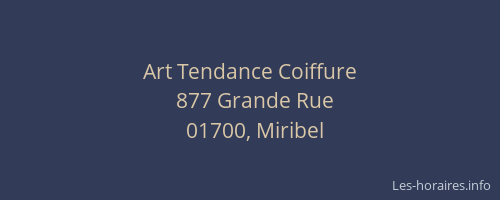 Art Tendance Coiffure