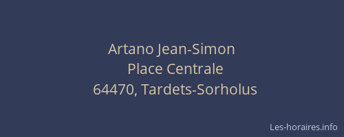 Artano Jean-Simon