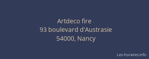Artdeco fire