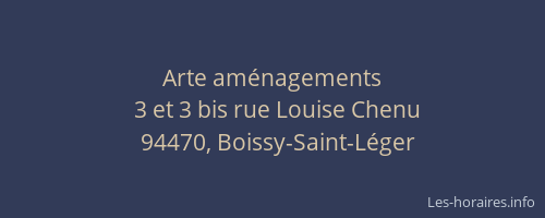 Arte am&eacute;nagements