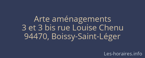 Arte aménagements