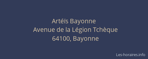 Artéïs Bayonne