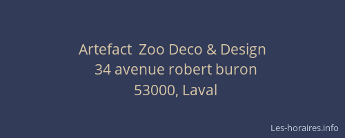 Artefact  Zoo Deco & Design