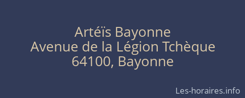 Artéïs Bayonne