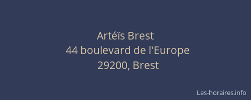 Artéïs Brest